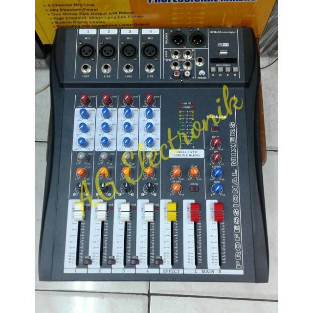 Mixer Audio Linkmaster CT-40S USB(4 channel Full)