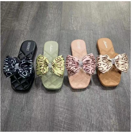 S1031 Sandal Slip Pita Huruf / Sandal Pita / Sandal Fashion Cewek / Sandal Murah / Sandal Import Wanita