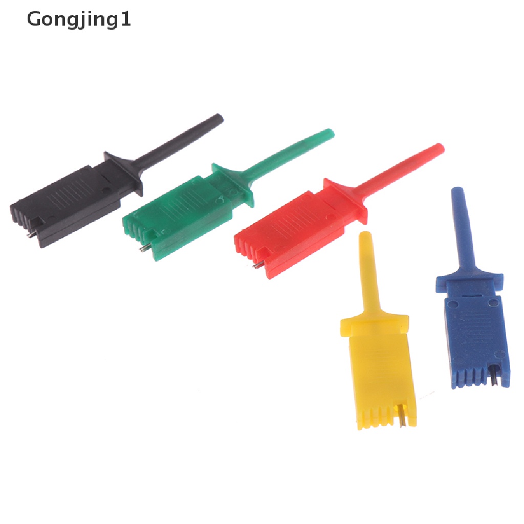 Gongjing1 5Pcs / set Probe Test Hook Untuk Tes IC SMD IC Cilps