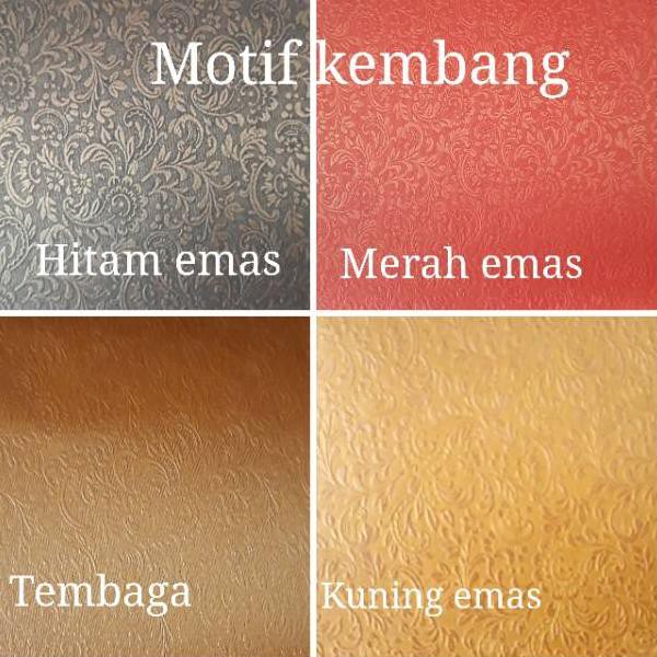 

Harga Kompetitif-- MIN 10 LBR Kertas Kado Fancy/Kertas Kado Polos/Motif kembang♦
