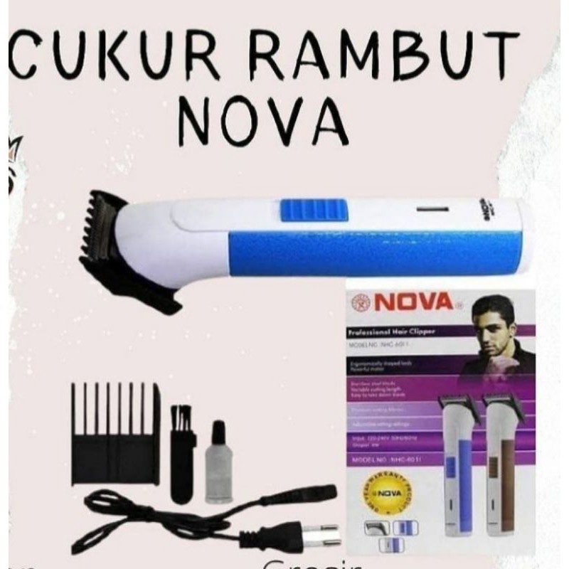 cukur rambut nova