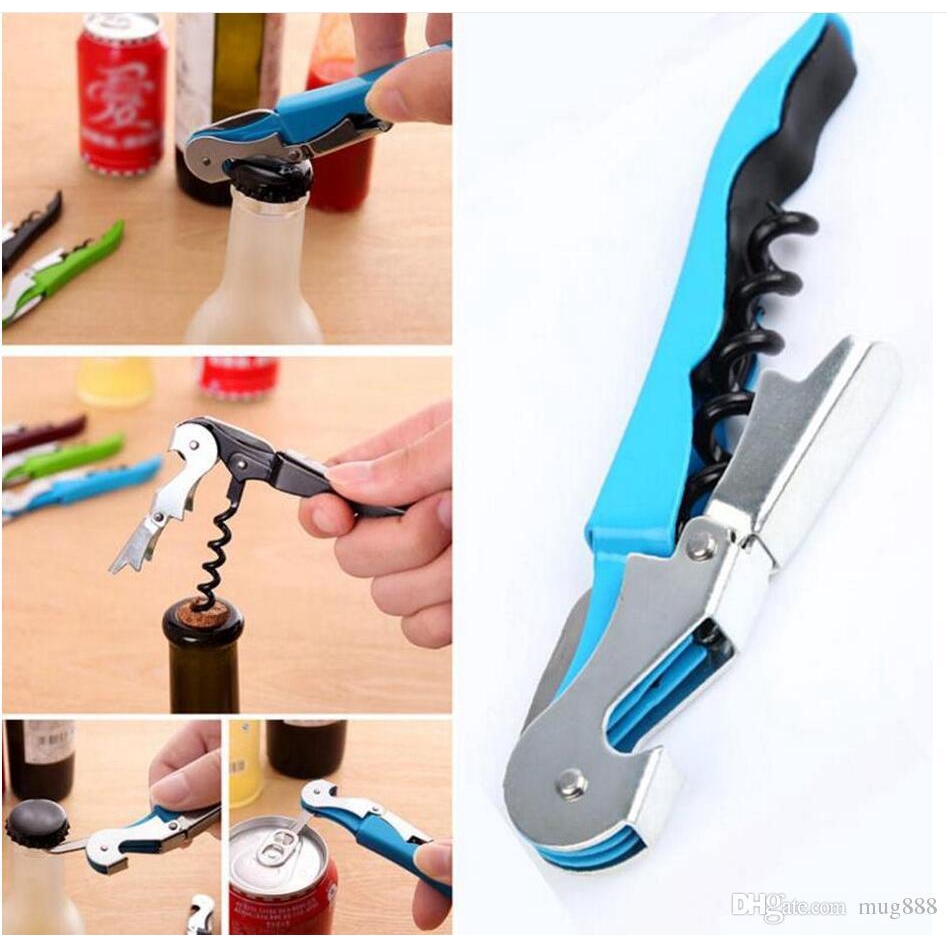 Serbagrosirmurah Corkscrew Wine Opener Pembuka Botol RedWine Capping Tool Screwdriver