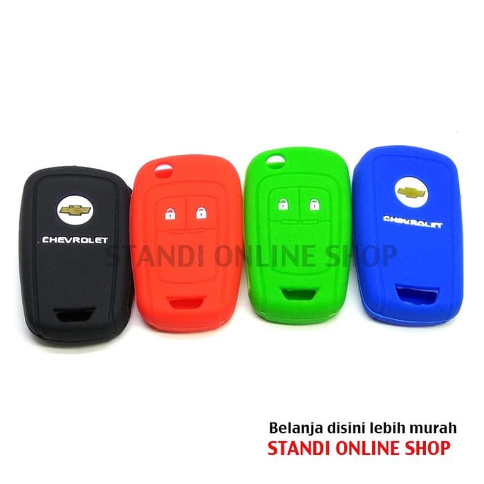 Interior - Otomotif - Aksesoris Mobil Silicone Remote Cover Kondom Kunci Chevrolet Spin Aveo Spark