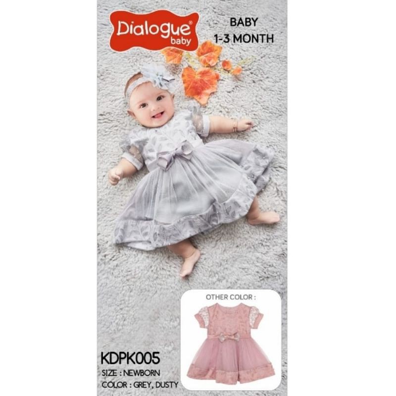 Dialogue Dress Brokat Baby