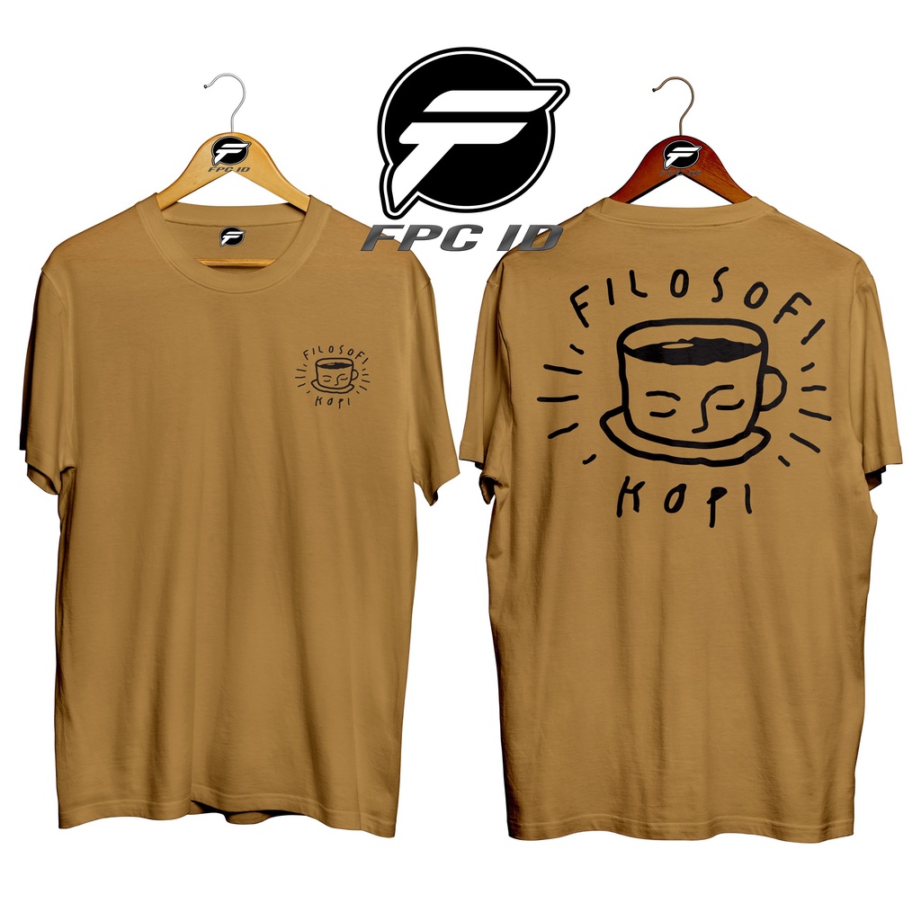 Kaos Filosofi Kopi Cotton Combed 30s Premium Pilihan Favorit Fpc Id