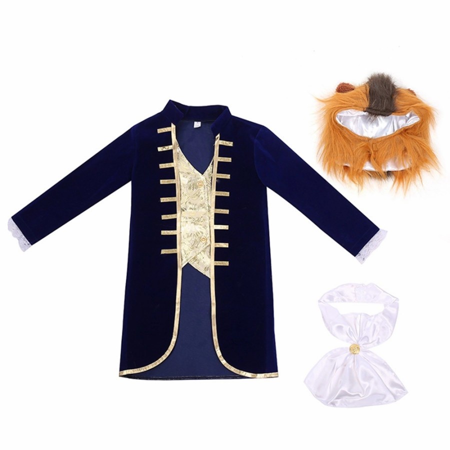 Kostum Beauty And The Beast Costume Beast Singa Prince Cosplay Anak