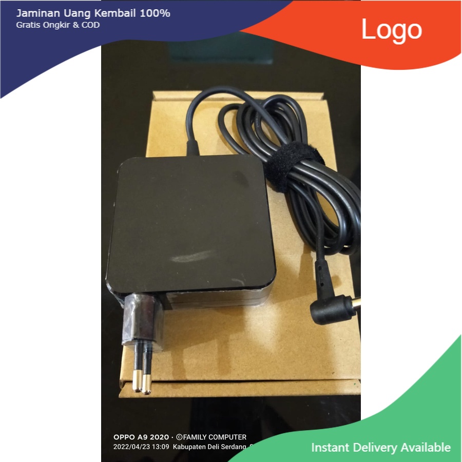 [MURAH] CHARGER ADAPTOR ASUS ORIGINAL SQUARE 19V 3.42A PADMA