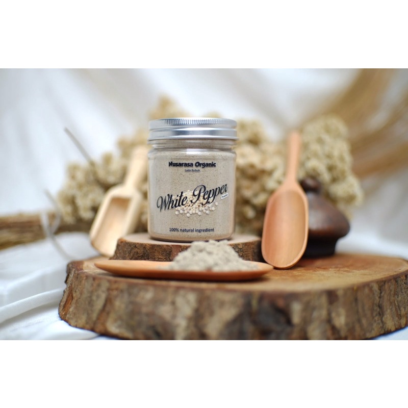 

Nusarasa Organik - White Pepper Powder / Lada Bubuk / Merica Bubuk