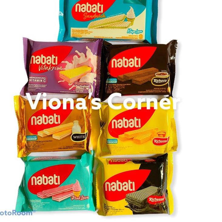 

[COD] Nabati Wafer 50 Gram Richeese/Richoco/Pink Lava/Black/Klapa/Vitacream