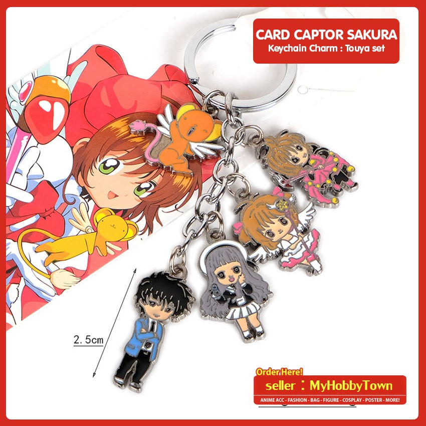 Gantungan Kunci Anime Charm Card Captor Sakura Set Of 5 - Touya Set