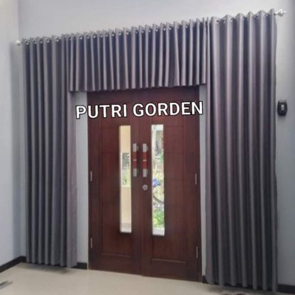 gorden poni pintu tengah pull bahan tinggi 220cm