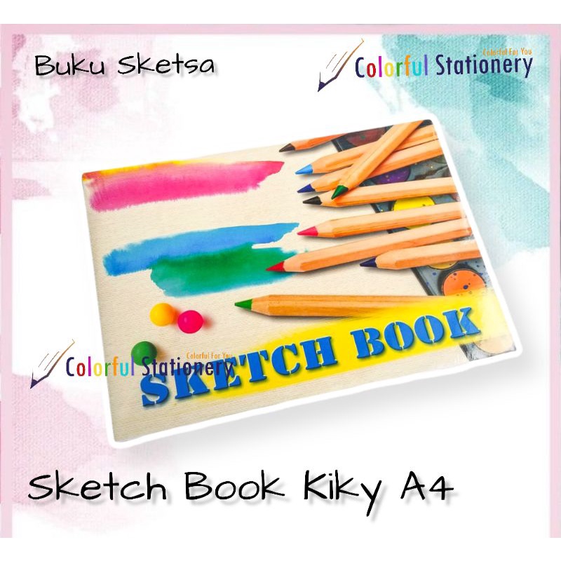 

Sketch Book A4 / Buku Sketsa A4 Kiky (50 Lembar)