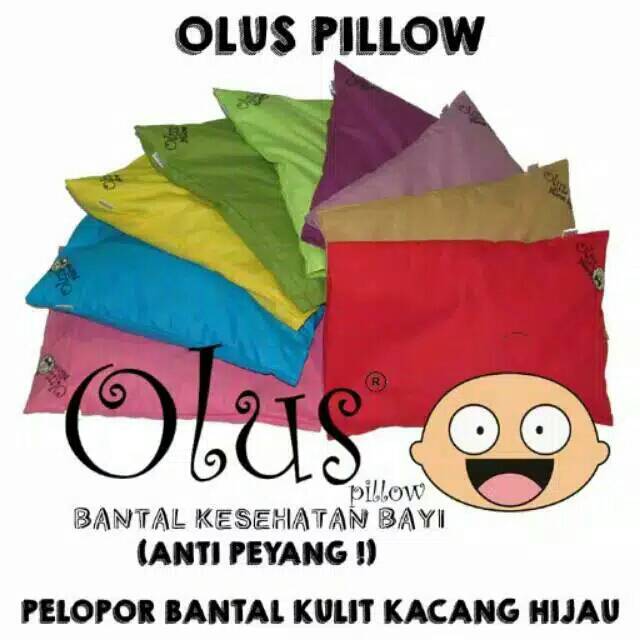 Preloved Olus Pillow Bantal Bayi Warna Kuning