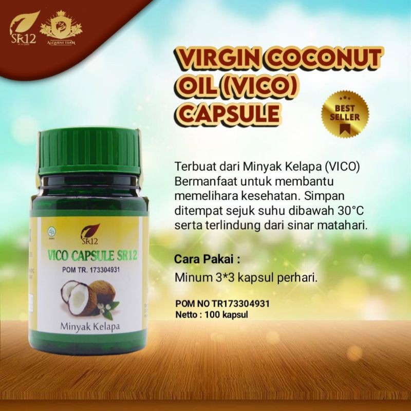 VICO (VIRGIN COCONUT OIL) KAPSUL SR12