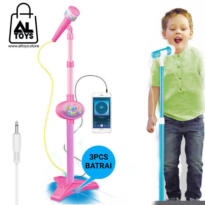 MAINAN MICROPHONE KARAOKE UNTUK ANAK SUPER SINGER KARAOKE ANAK