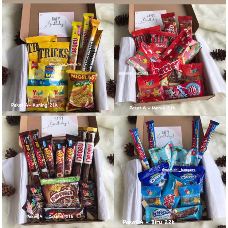 HAMPERS SNACK / SNACK BOX / GIFT BOX SNACK