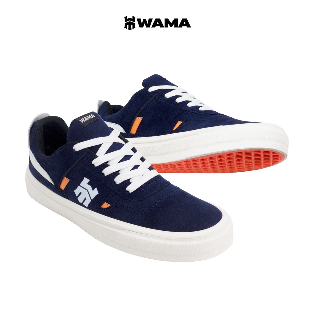 GAXIN NAVY sepatu sneaker tali pria casual loafers