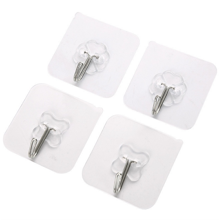 AGG-264 Gantungan Tempelan Dinding Transparan Magic Hanger Hook Kuat Tahan Murah COD