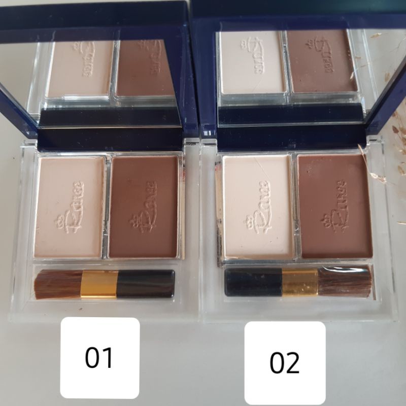 RANEE Cosmetic Duo Shade And Tin - Shading Contour Kit