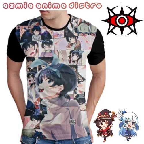 kaos printing anime Kanojo Okarishimasu Sarashina Ruka