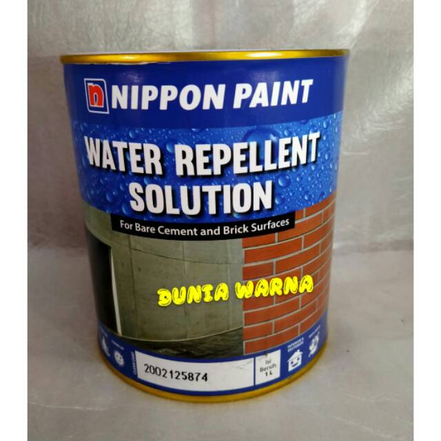 Water Repellent Solution cat batu  bata  1lt Shopee Indonesia