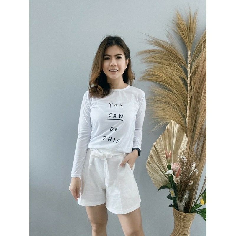 Arifirn Longsleeve You Can Do This - Baju Wanita Murah