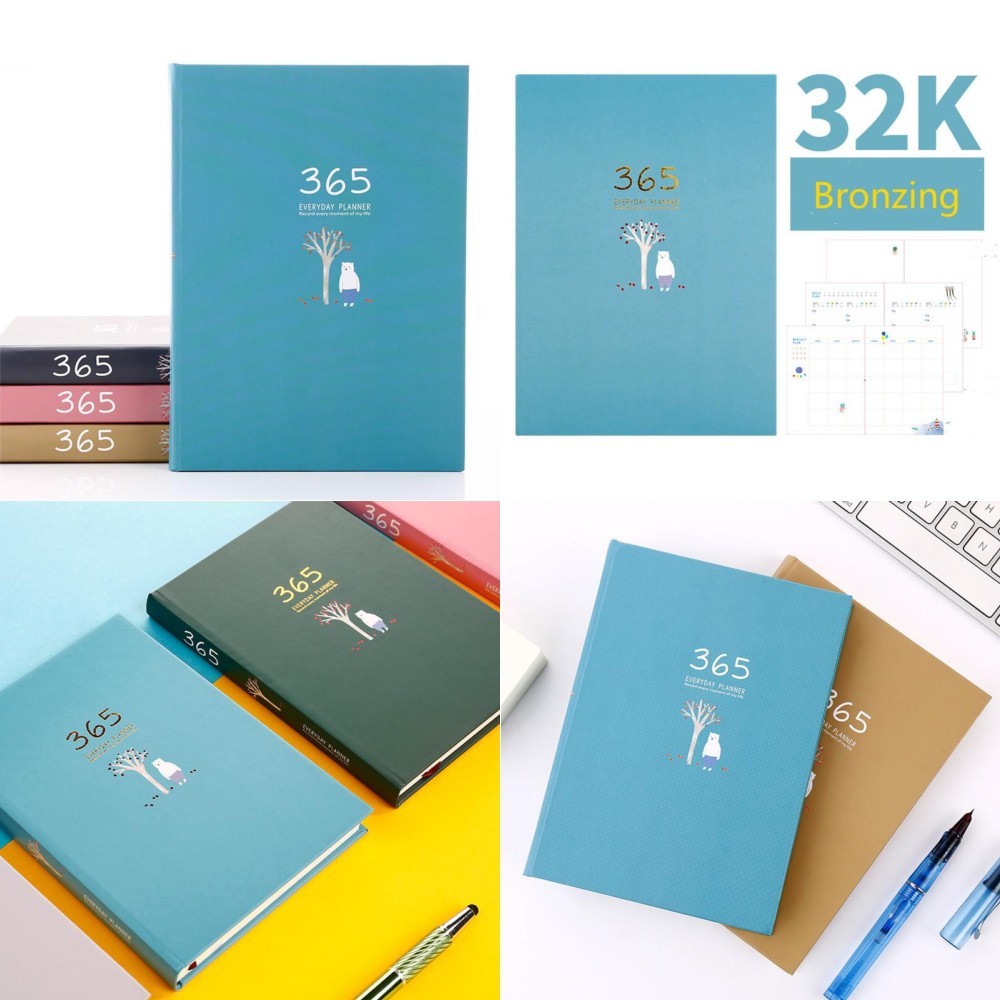 

WuS DingDangTu Buku Diary 365 Hari Hardcover - DDT-4083-32 - Sky Blue Bli