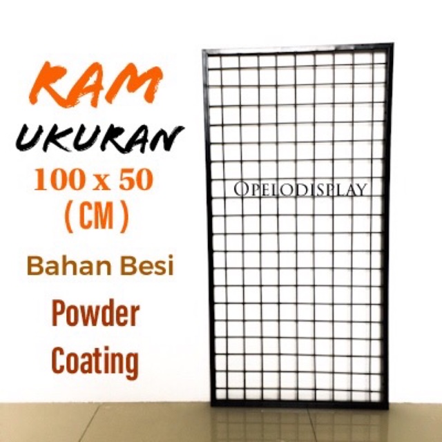 Ram Gantungan accesories Dinding 100 x 50 cm