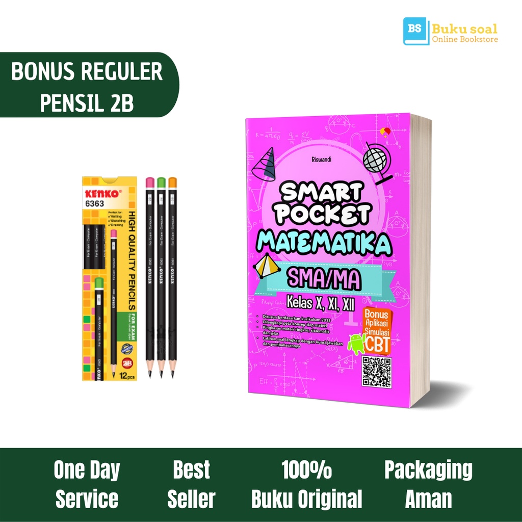 BUKU SMA / SMART POCKET MATEMATIKA, FISIKA, BIOLOGI, KIMIA SMA / BUKU SOAL SMA-smart matematika sma
