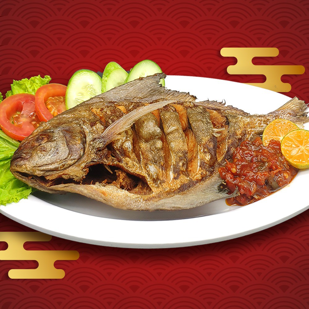 

Bawal Goreng Kering