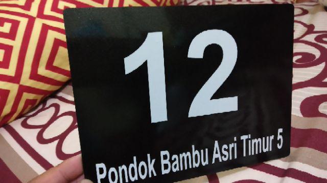 Nomor Rumah Akrilik | Nomer Rumah