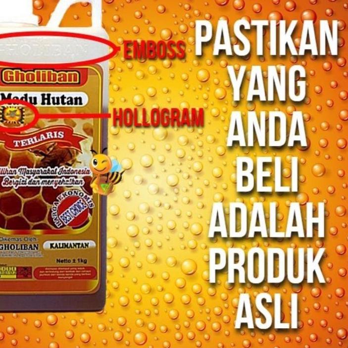 

AQ79➧ Madu Hutan Kalimantan gholiban 1 kg(BOTOL EMBOS) (Grosir)
