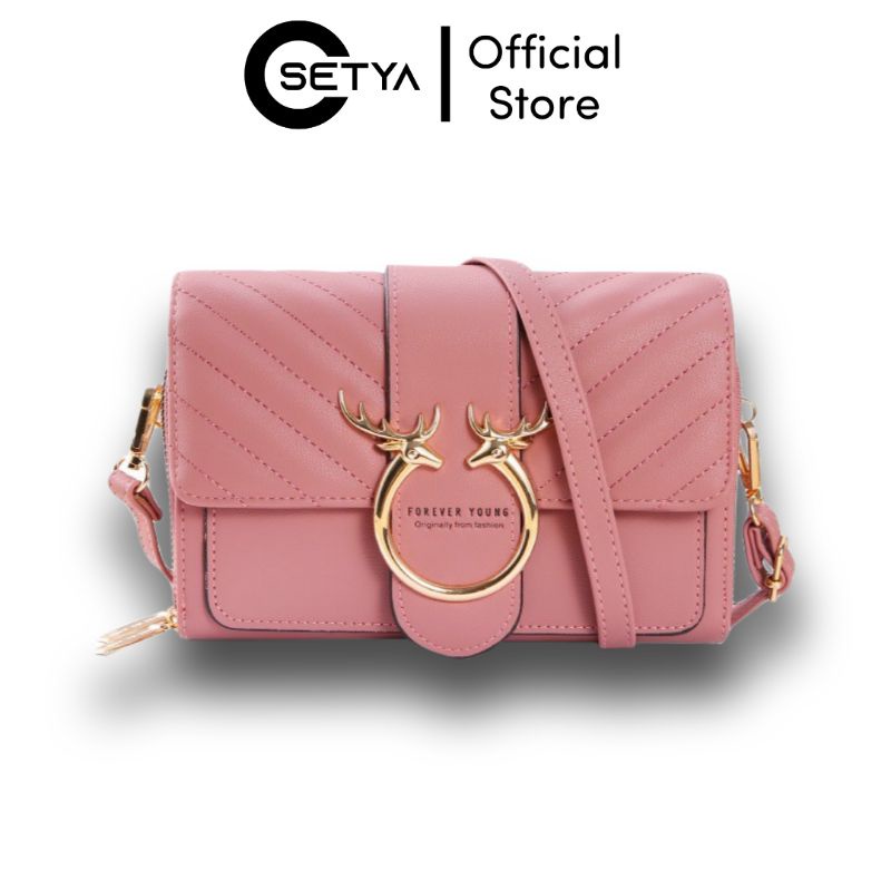 Setya Tas Selempang Wanita Dompet Kulit C270-9