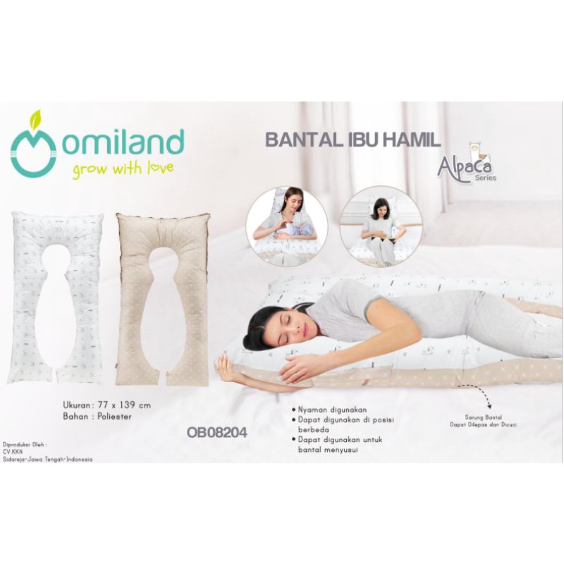 Omiland Bantal Ibu Hamil Alpaca Series
