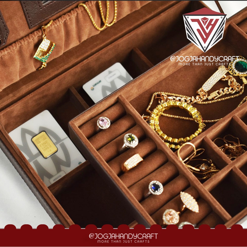 EXCLUSIVE JEWELRY BOXES | Tempat Perhiasan dan Accesories / Kotak Tempat Emas, Kalung, Gelang, Anting, Cincin dan Logam Mulia