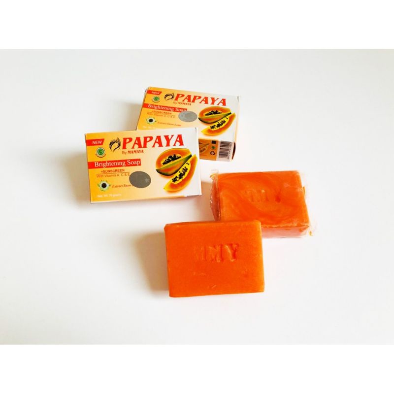 SABUN PEPAYA / PAPAYA BY MAMAYA ORIGINAL BPOM 70 GRAM