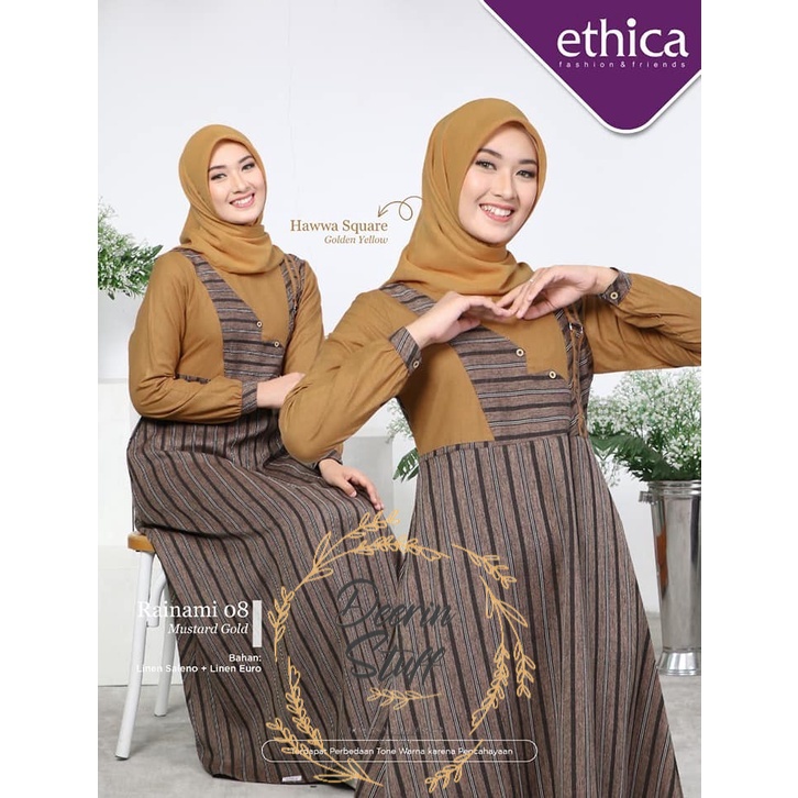 GAMIS ETHICA RAINAMI 08 MUSTARD GOLD DUSTY BLUE