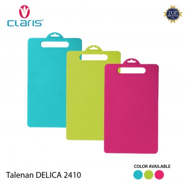 Claris Talenan Plastik Delica 2410/ Talenan Plastik Anti Bakteri Delica Cutting Board BPA Free Anti Bacterial / Bacteria