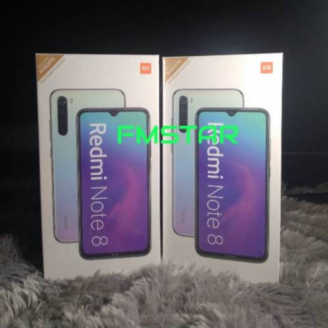 XIAOMI REDMI NOTE 8 4/64 PUTIH/BIRU/HITAM GARANSI RESMI BARU