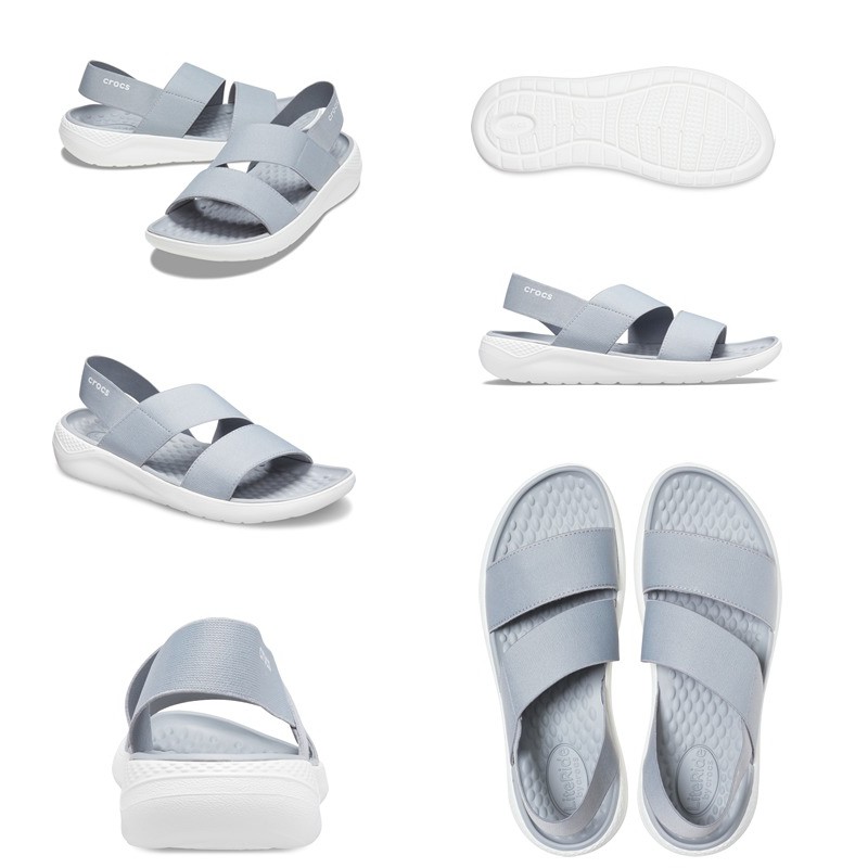 Crocs / Crocs Wanita / Sandal Wanita / Sandal Karet / Crocs Literide Stretch Sandal W / Sandal Crocs