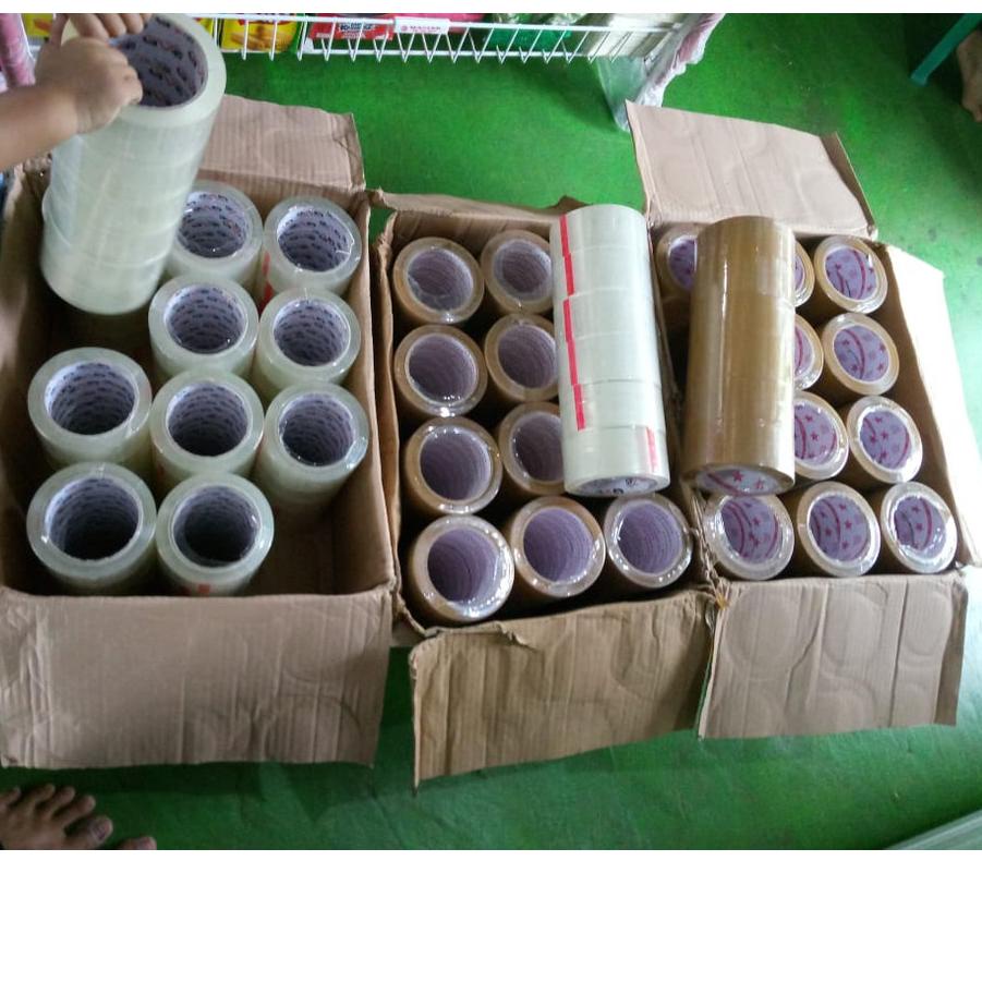 

❤[BIG ⚡ALE!!!]❤ Lakban Bening 90 yard murah, lakban packing termurah se indonesia