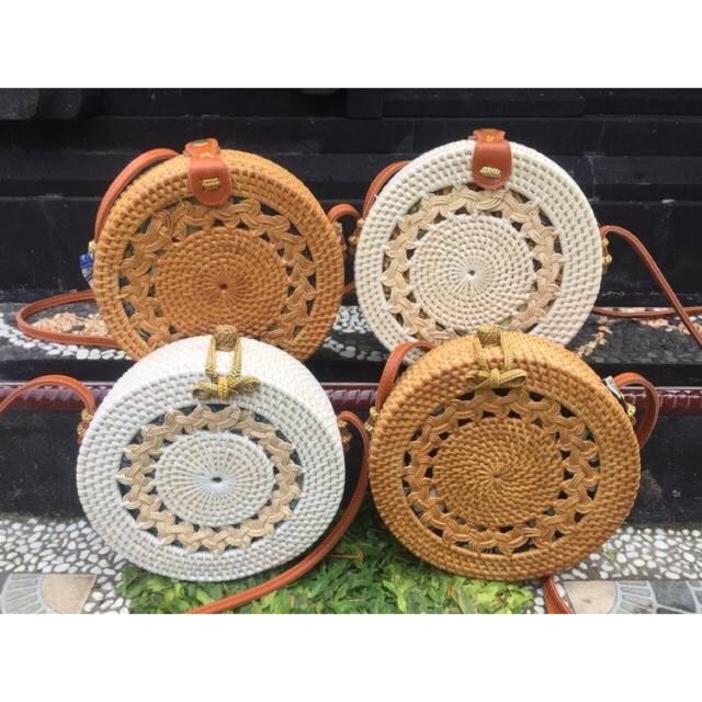 Tas Rotan Bulat Free Ongkir Bubblewrap Shopee Indonesia