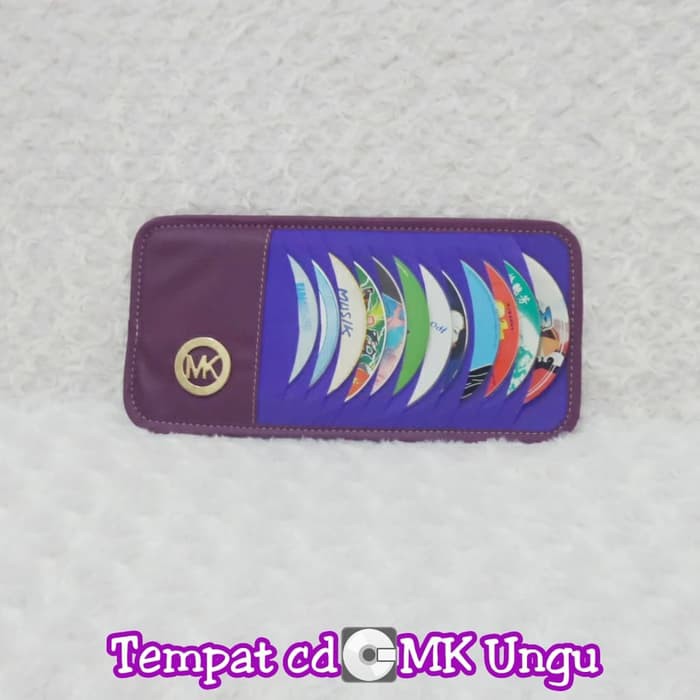 Tempat CD DVD Organizer SUNVISOR MOBIL KuLit michael kors ungu e