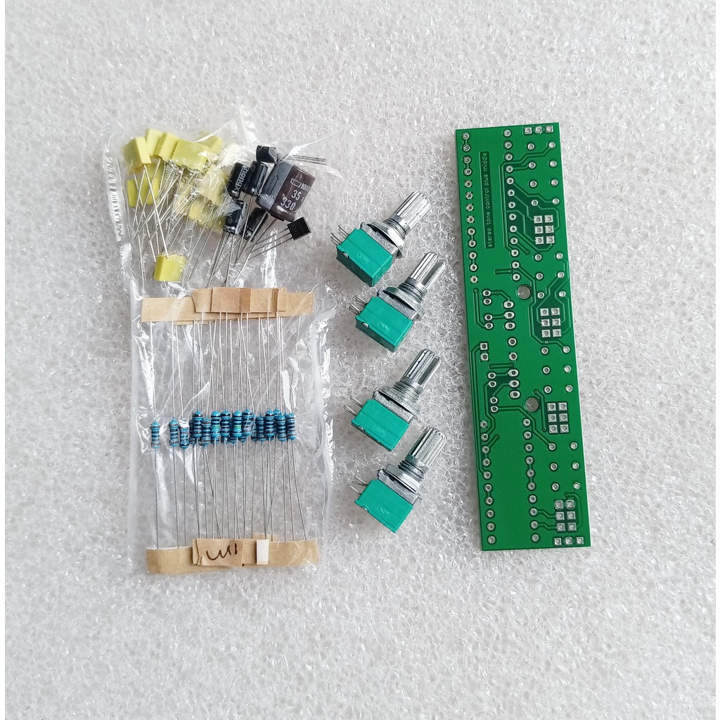 DIY Stereo Tone Control 2 Trasistor Plus Middle