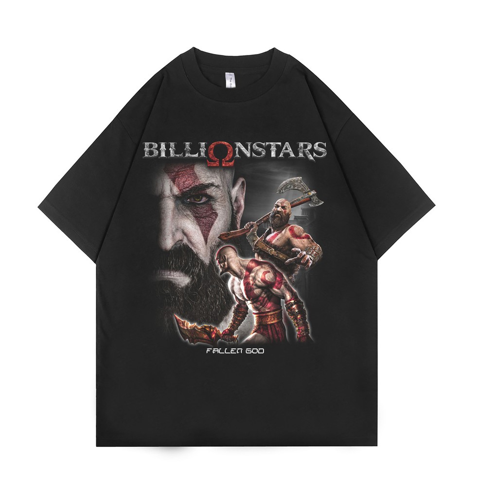 T-SHIRT | GOD OF WAR | BLACK | BILLIONSTARS