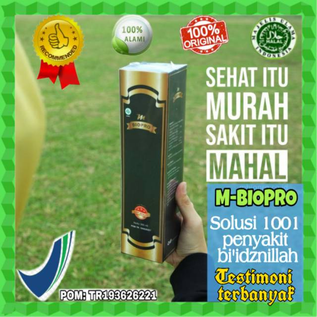 MBIOPRO 100% ORIGINAL M-BIOPRO HERBAL M BIOPRO PROBIOTIK SOLUSI 1001 PENYAKIT