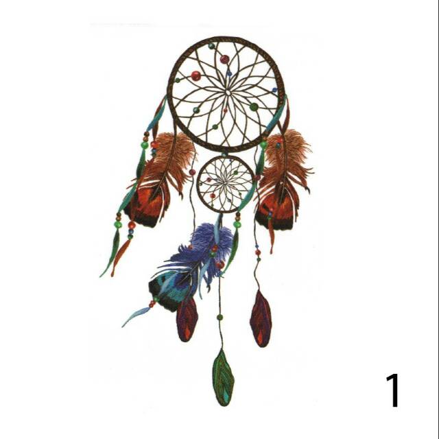 

POTATOO Dreamcatcher Indian Temporary Tatto Sticker