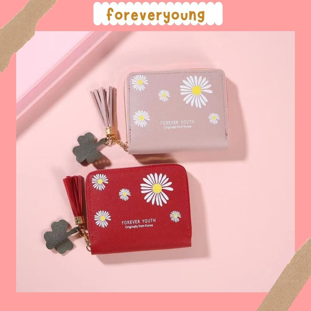 (Fy)Dompet Wanita Mini Dompet Koin/Uang Kertas Import Murah Real Pict