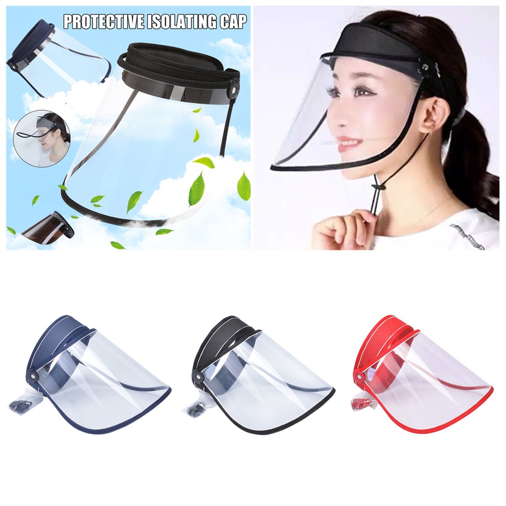 Face Shield Sun Visor / Topi Pelindung Wajah Anti Virus – Transparant