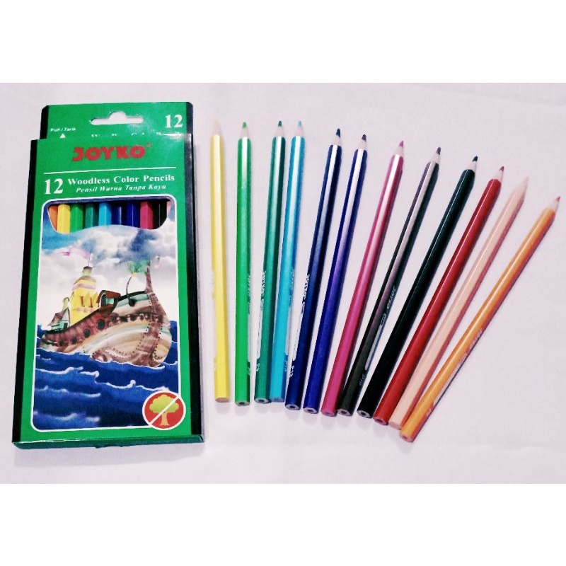 

Ecer Pensil Warna Joyko 12 Warna CP-103 (atk)